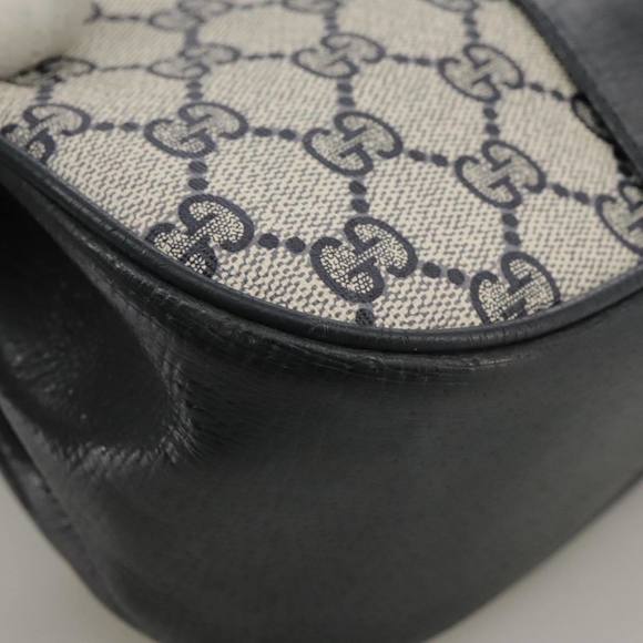 GUCCI GG Supreme Sherry Line Shoulder Bag PVC Red Navy 72 02 024 Auth 111172 - Picture 8 of 16